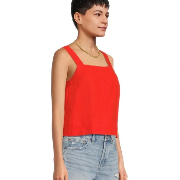Madewell Shania linen tank top - Picture 2 of 3